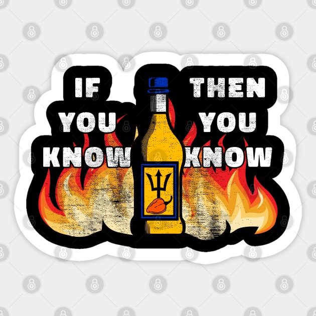 If you Know Then You Know! Sticker by Hot Threads